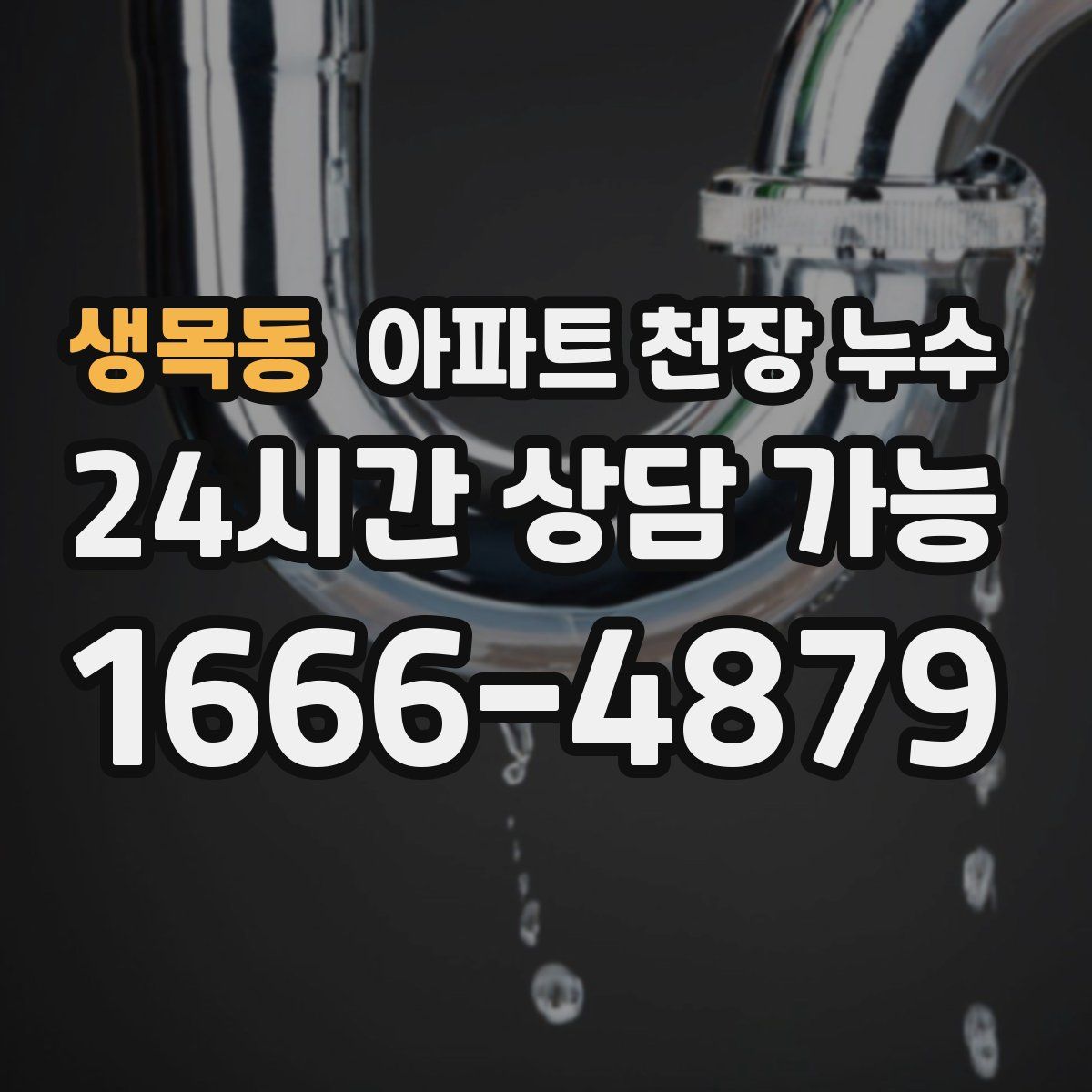 생목동 아파트 천장 누수