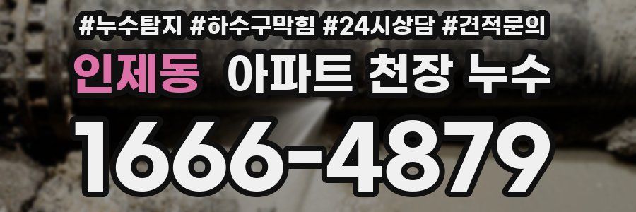 인제동 아파트 천장 누수