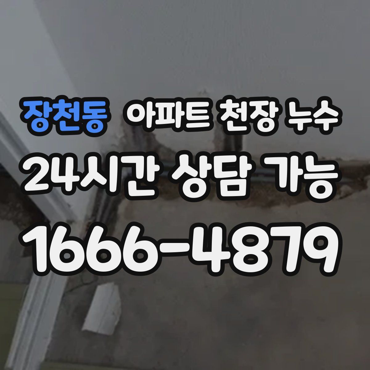 장천동 아파트 천장 누수