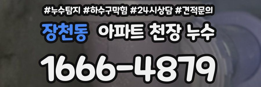 장천동 아파트 천장 누수