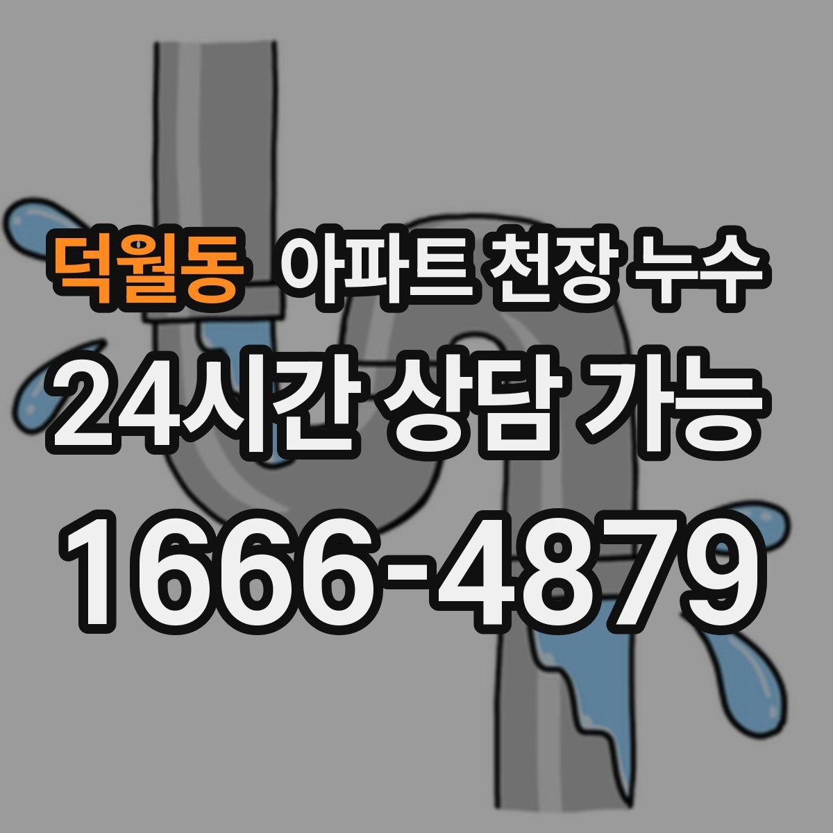 덕월동 아파트 천장 누수