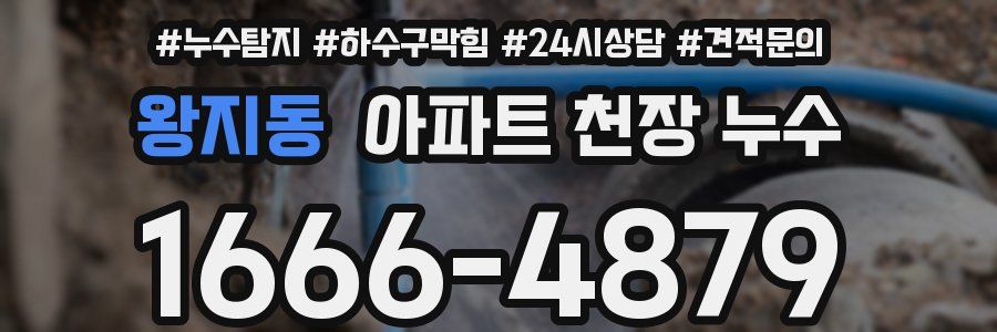 왕지동 아파트 천장 누수