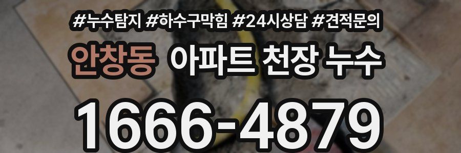 안창동 아파트 천장 누수
