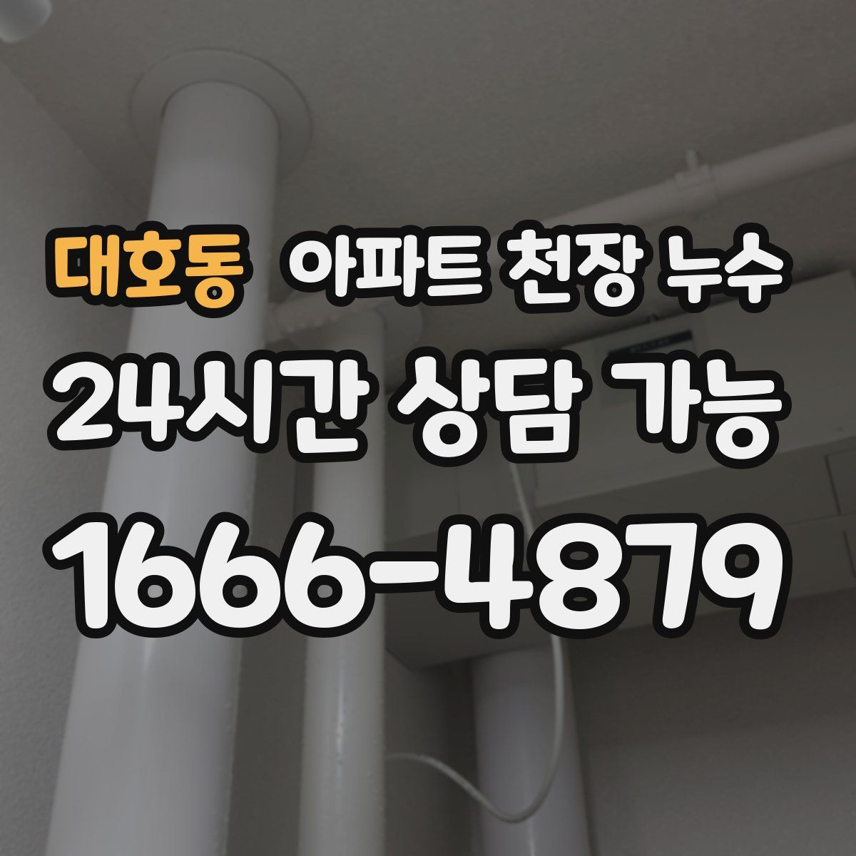 대호동 아파트 천장 누수