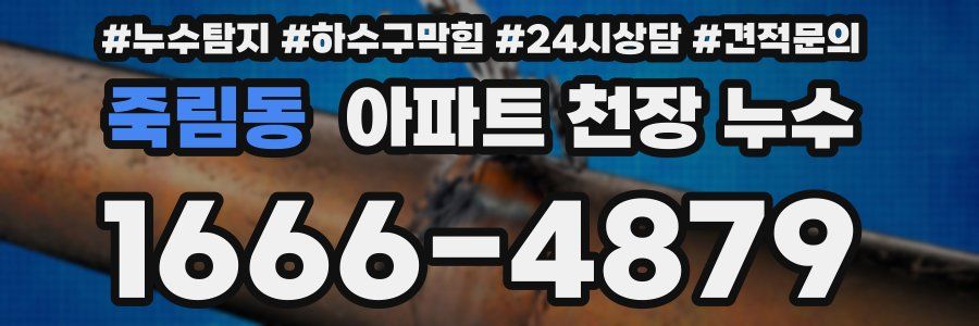 죽림동 아파트 천장 누수
