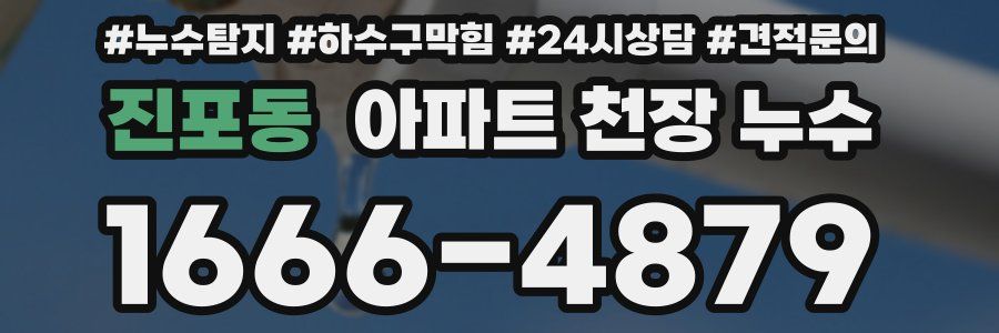 진포동 아파트 천장 누수