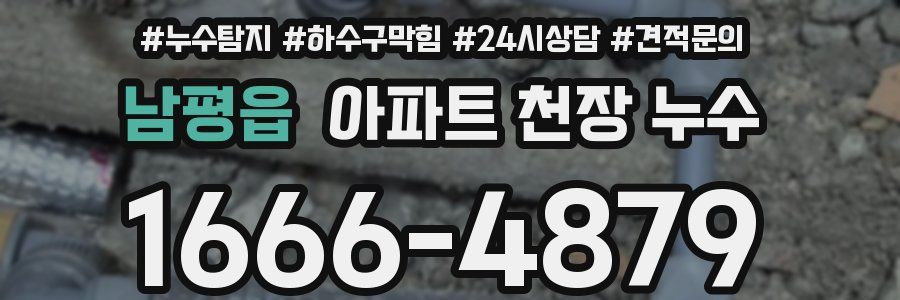 남평읍 아파트 천장 누수