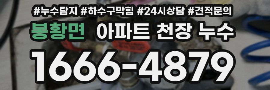 봉황면 아파트 천장 누수