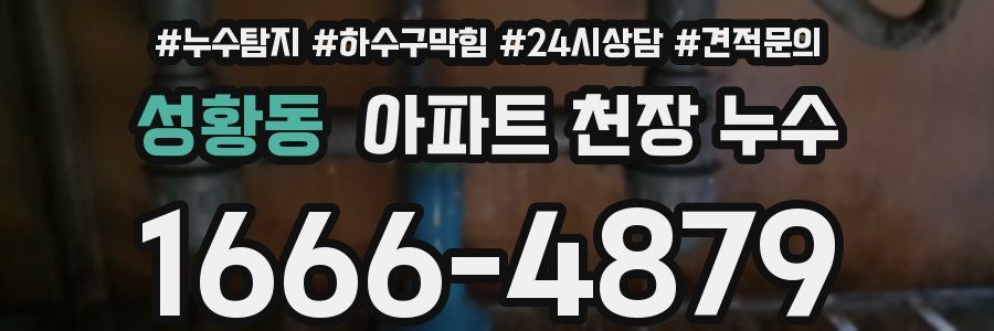 성황동 아파트 천장 누수