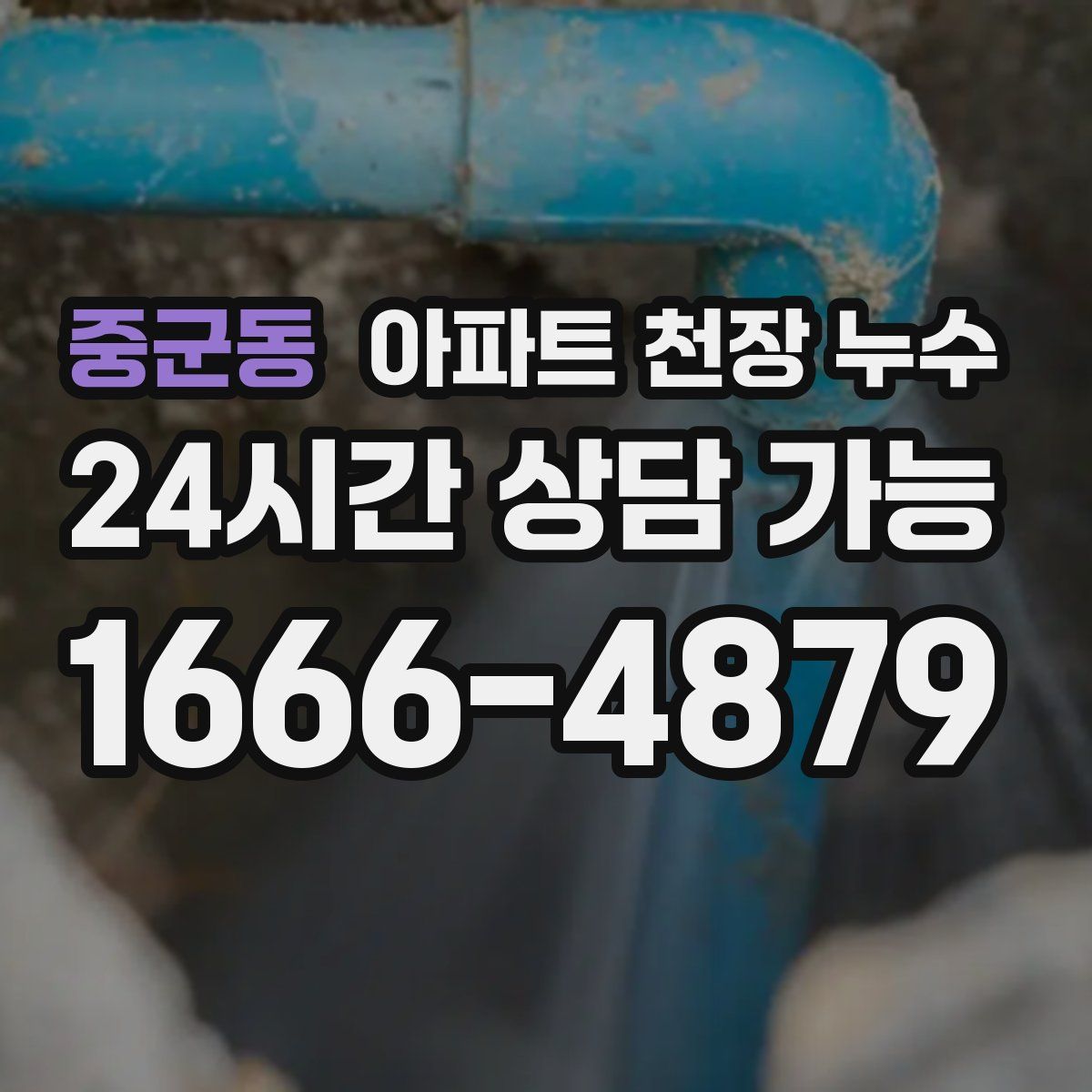 중군동 아파트 천장 누수