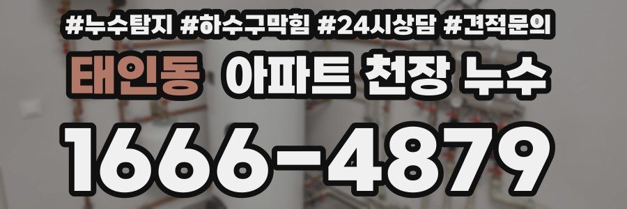 태인동 아파트 천장 누수