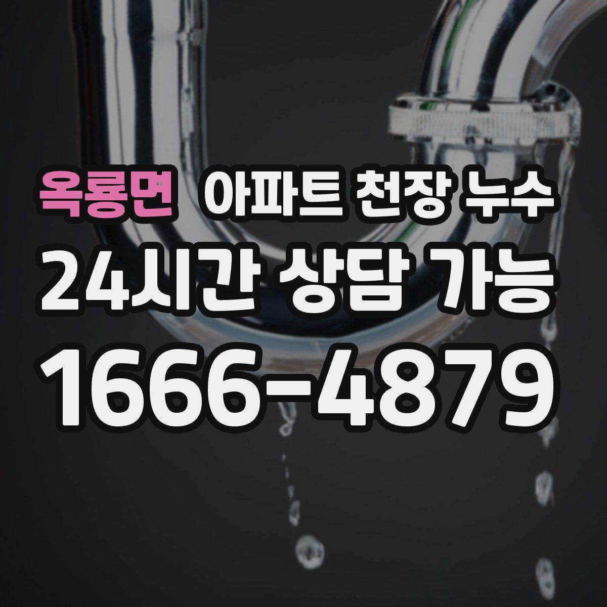 옥룡면 아파트 천장 누수