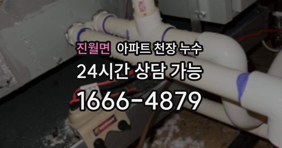 진월면 아파트 천장 누수