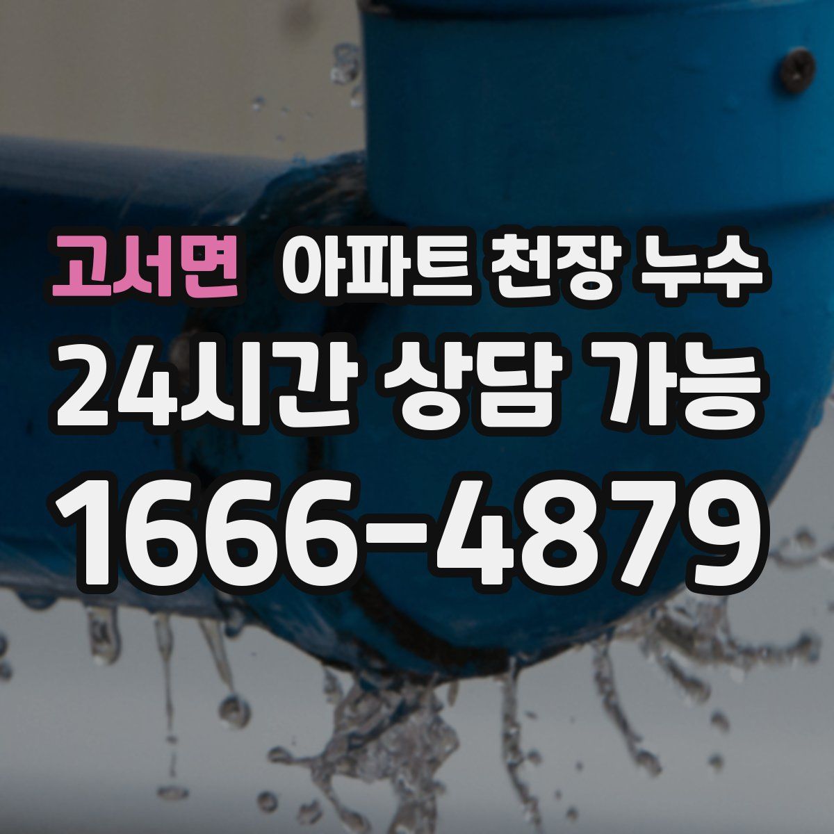 고서면 아파트 천장 누수