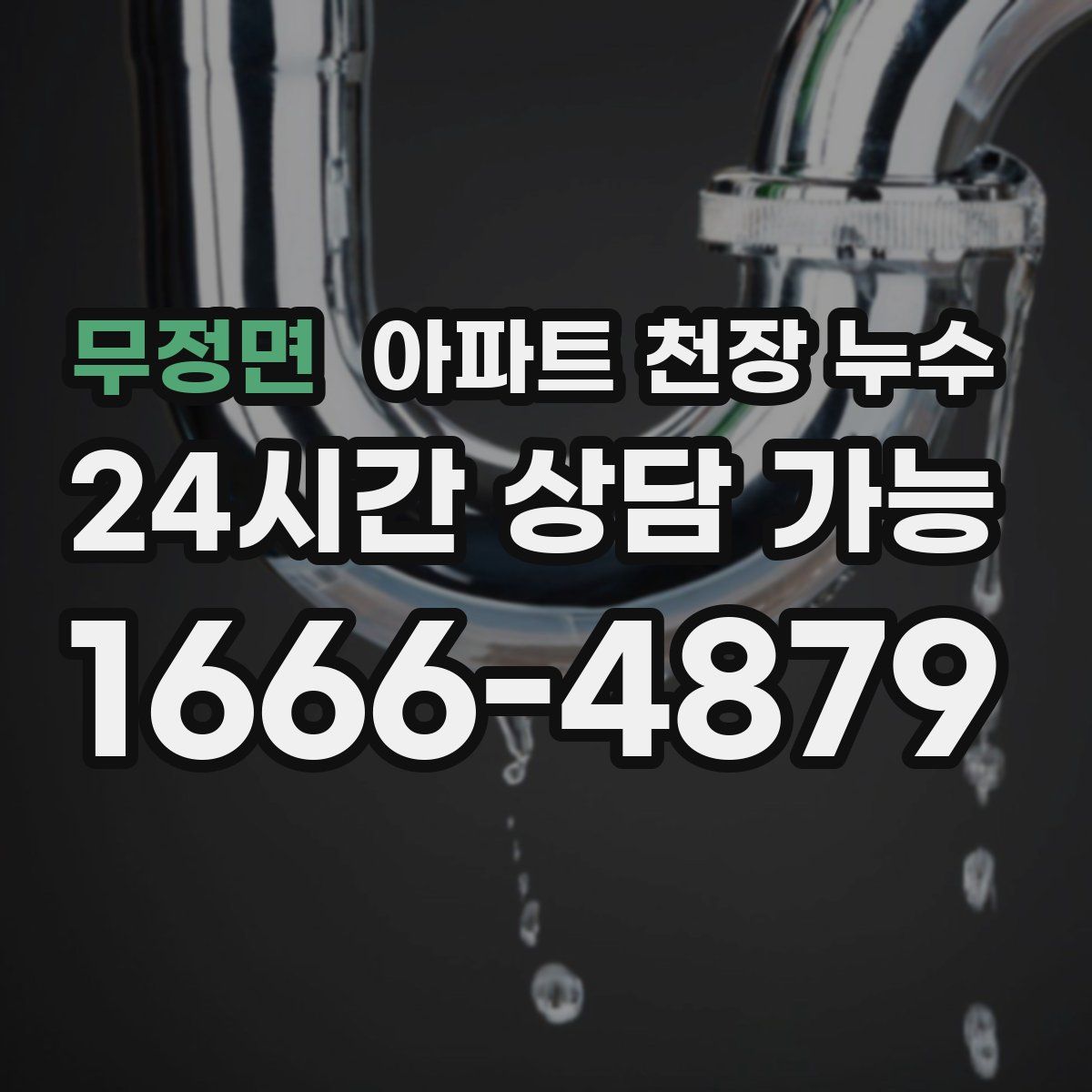 무정면 아파트 천장 누수