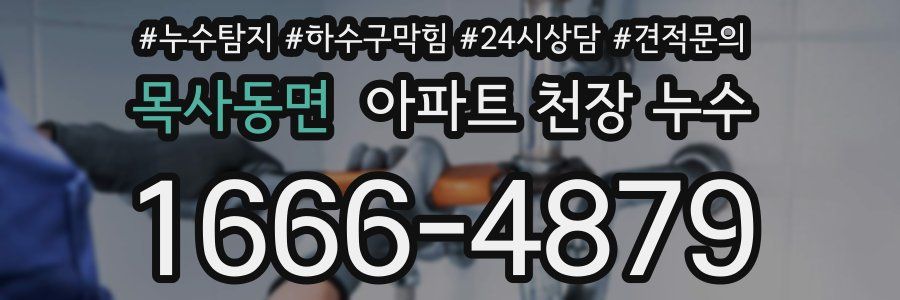 목사동면 아파트 천장 누수