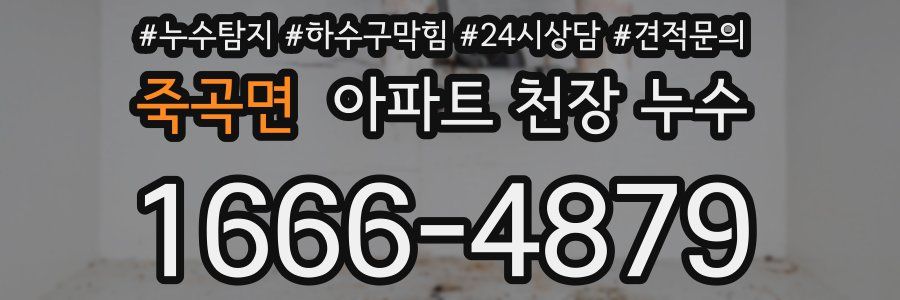 죽곡면 아파트 천장 누수