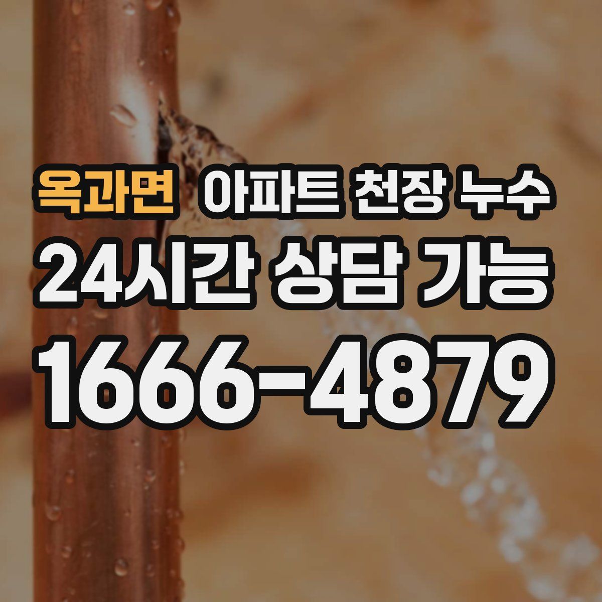 옥과면 아파트 천장 누수