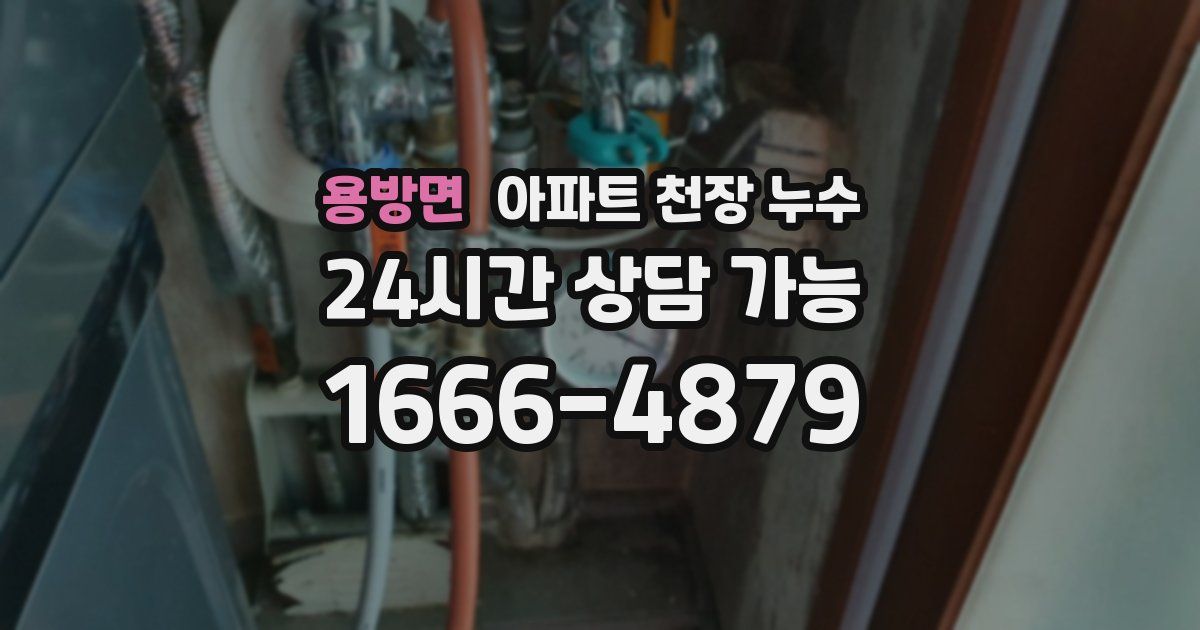 용방면 아파트 천장 누수