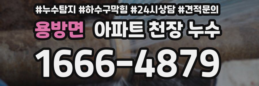 용방면 아파트 천장 누수