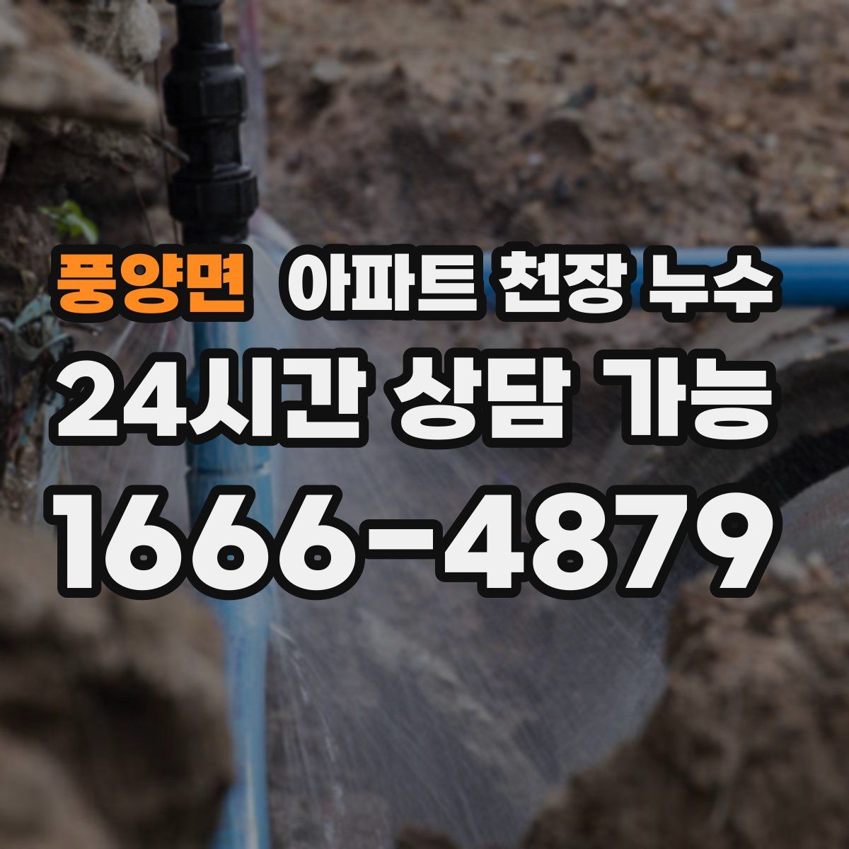 풍양면 아파트 천장 누수