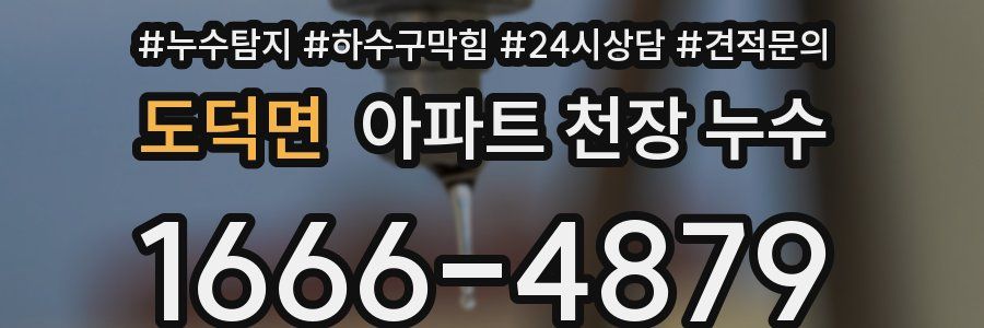 도덕면 아파트 천장 누수