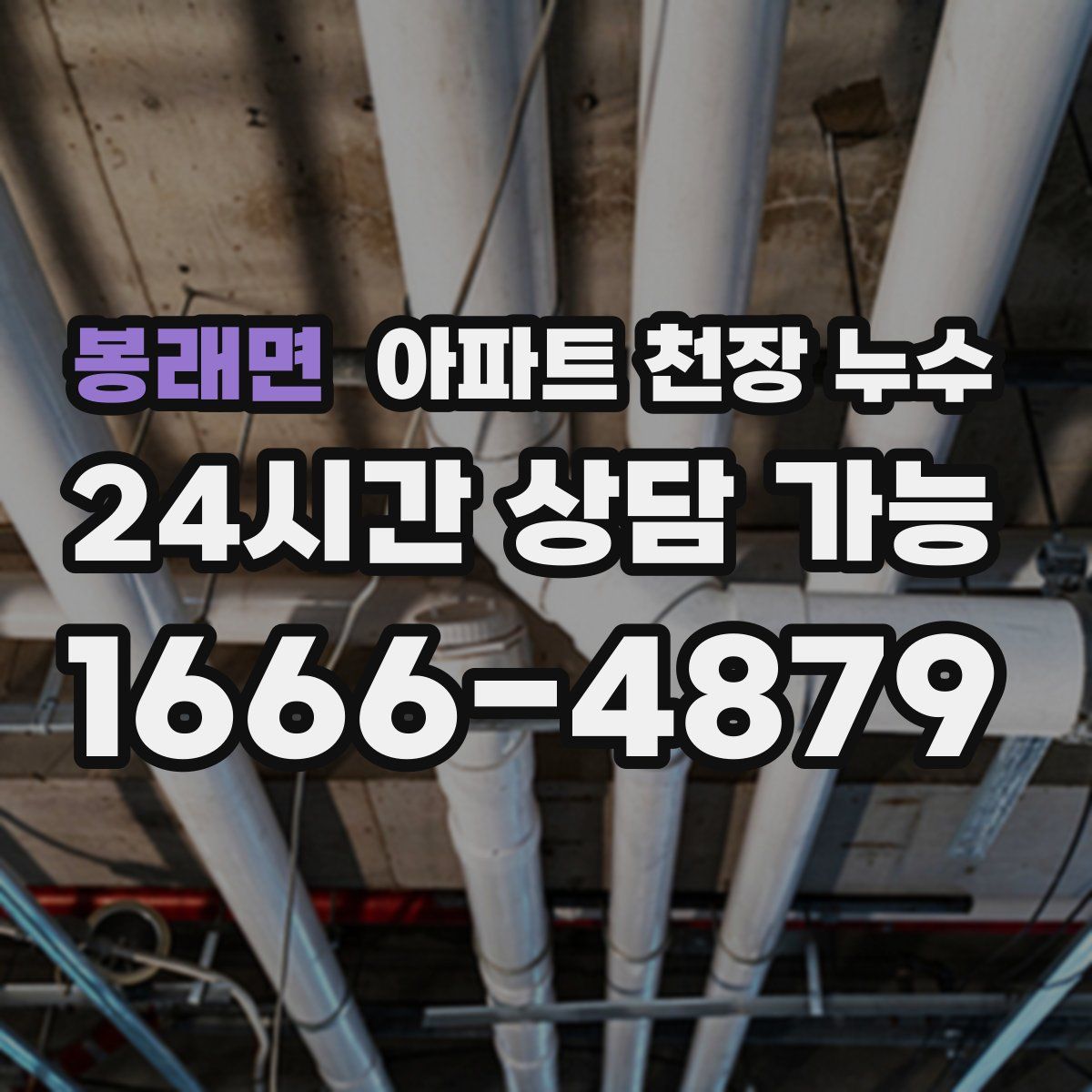 봉래면 아파트 천장 누수