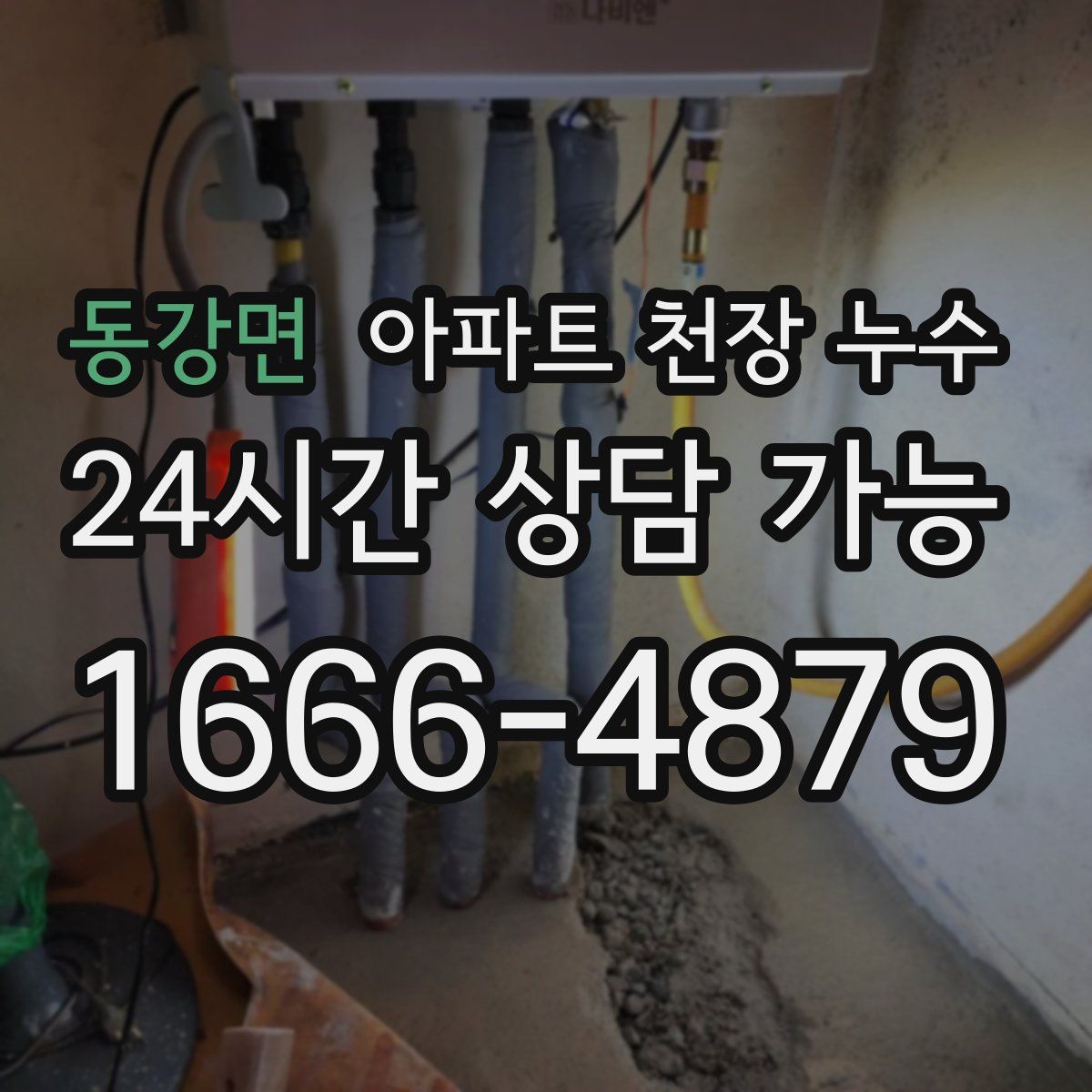 동강면 아파트 천장 누수