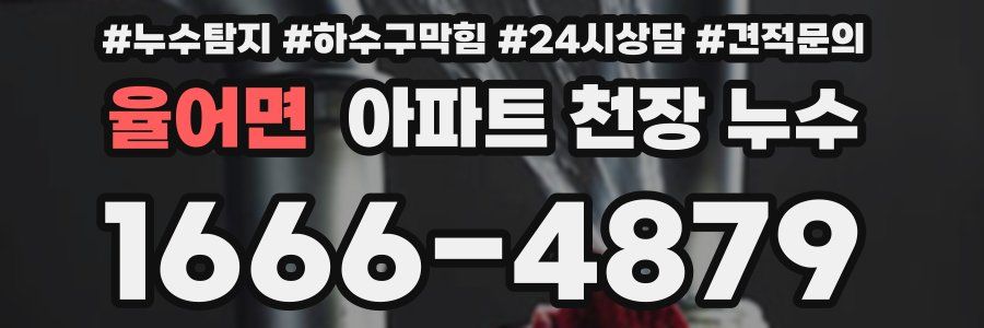 율어면 아파트 천장 누수