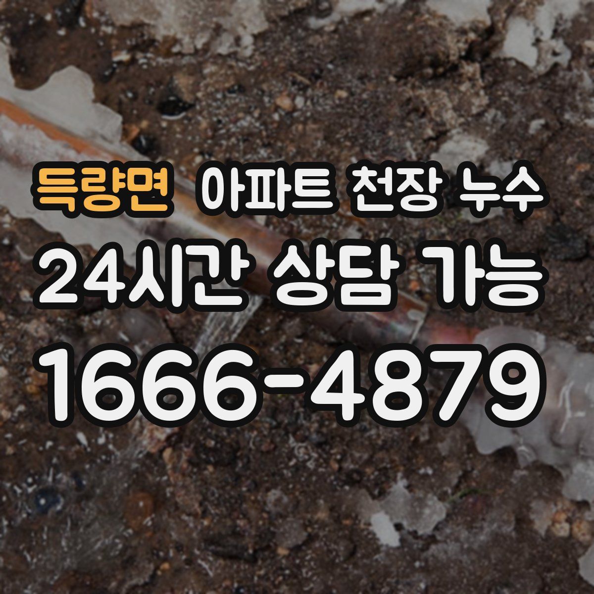 득량면 아파트 천장 누수