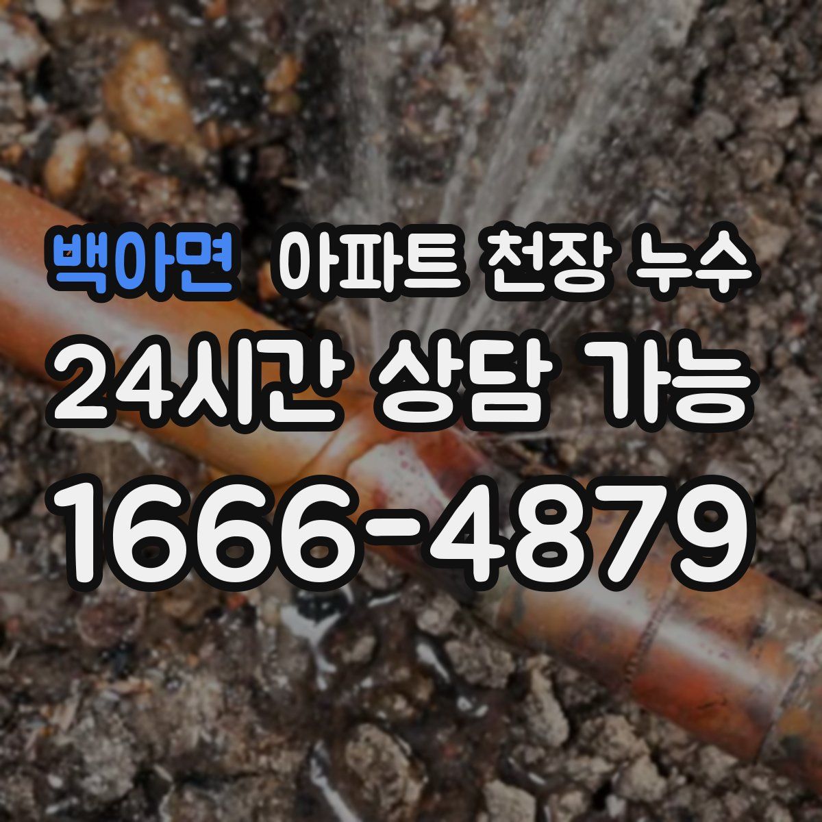 백아면 아파트 천장 누수