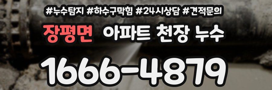 장평면 아파트 천장 누수
