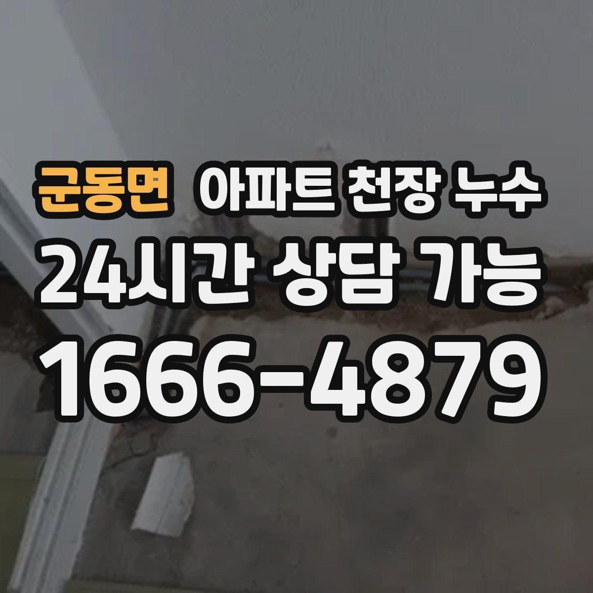 군동면 아파트 천장 누수