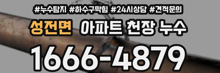 성전면 아파트 천장 누수