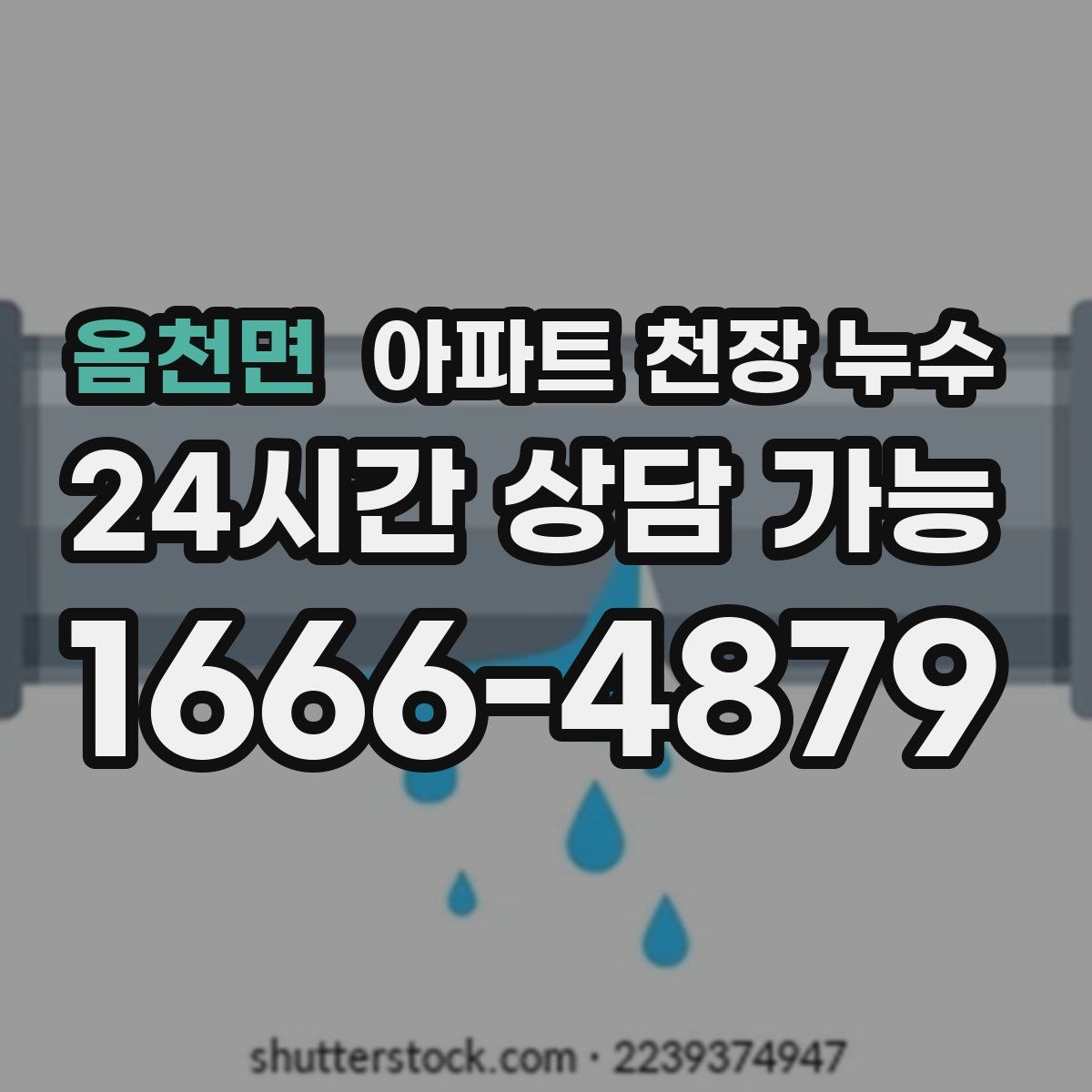 옴천면 아파트 천장 누수