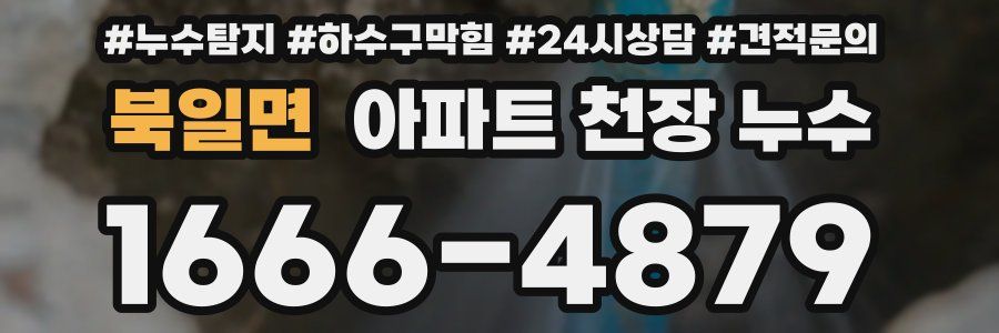 북일면 아파트 천장 누수