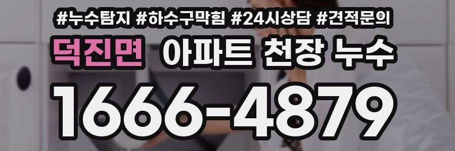 덕진면 아파트 천장 누수
