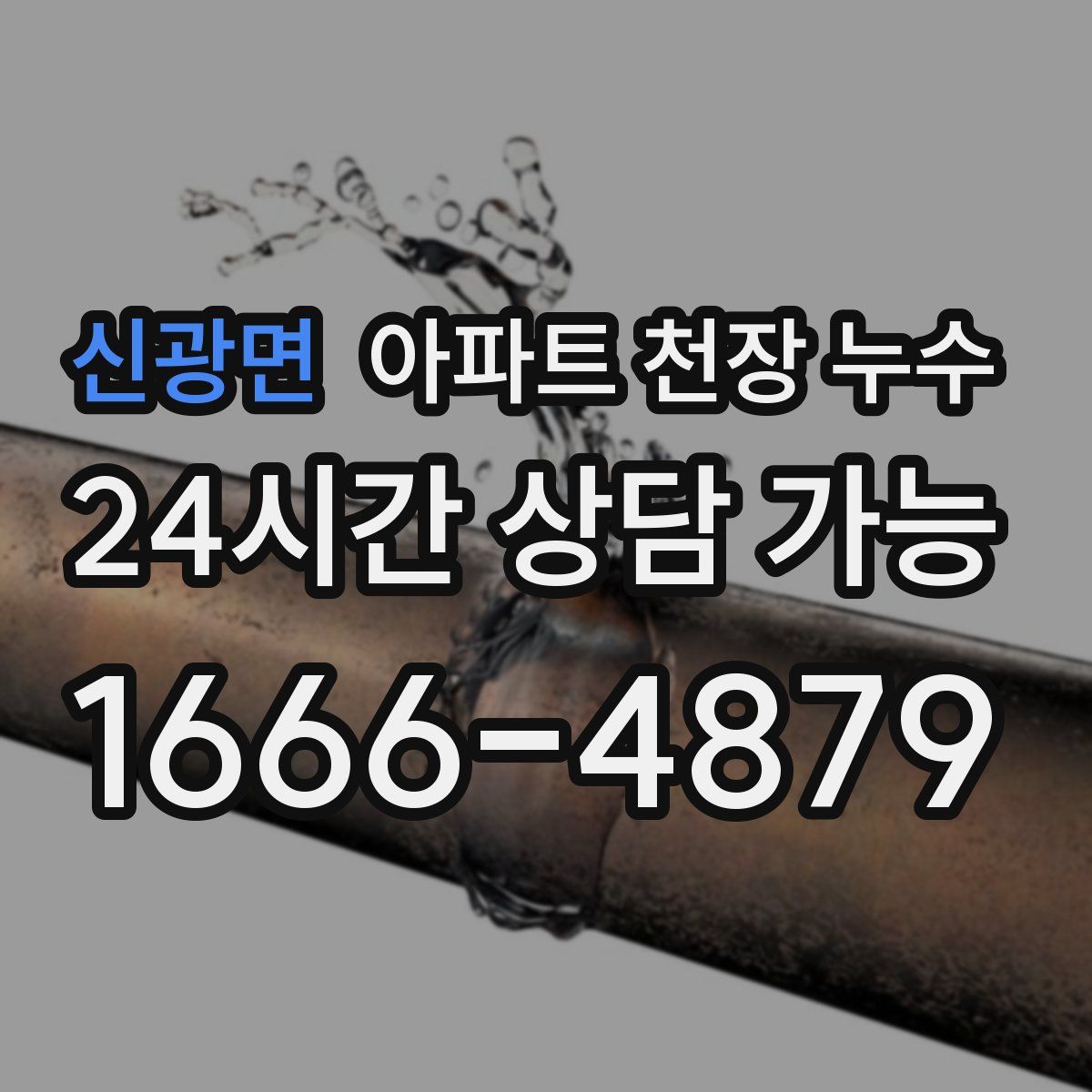 신광면 아파트 천장 누수