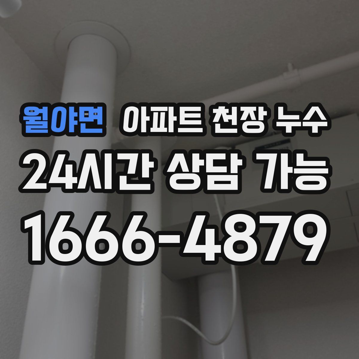 월야면 아파트 천장 누수