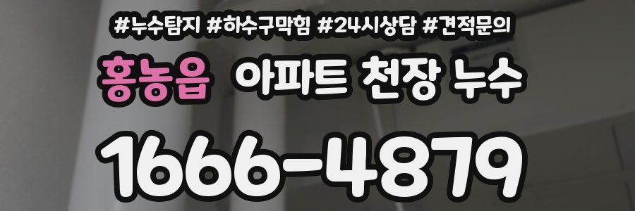 홍농읍 아파트 천장 누수