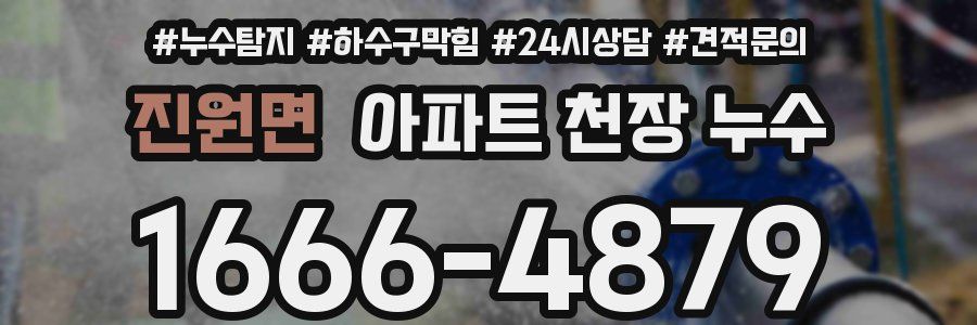 진원면 아파트 천장 누수