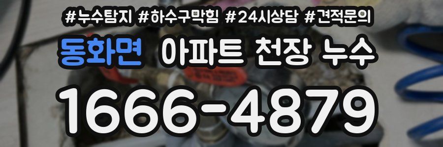 동화면 아파트 천장 누수