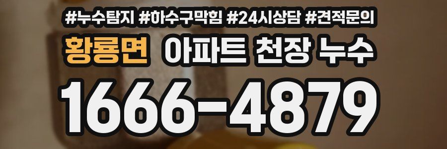 황룡면 아파트 천장 누수