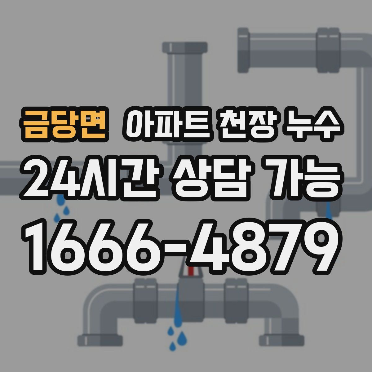 금당면 아파트 천장 누수