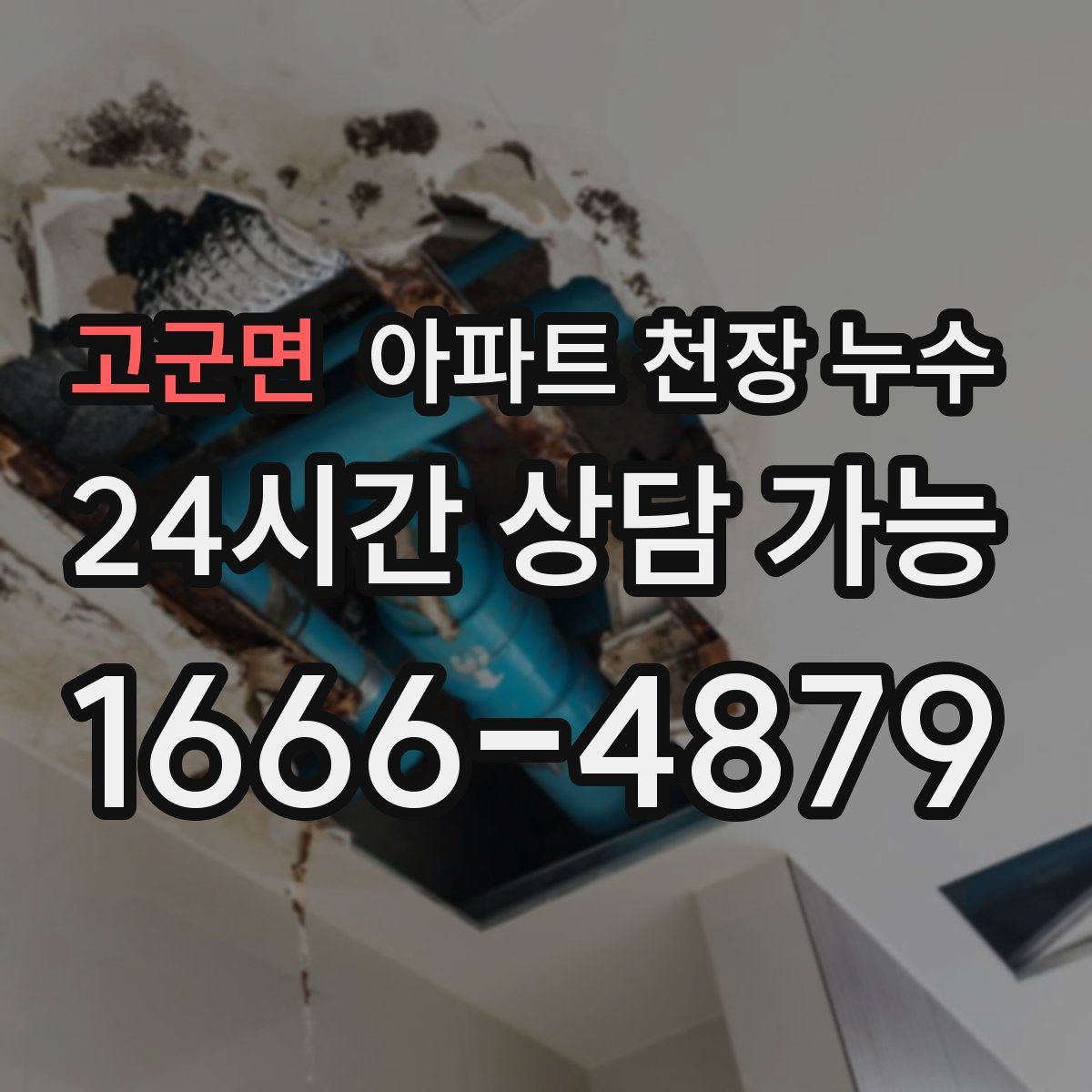 고군면 아파트 천장 누수