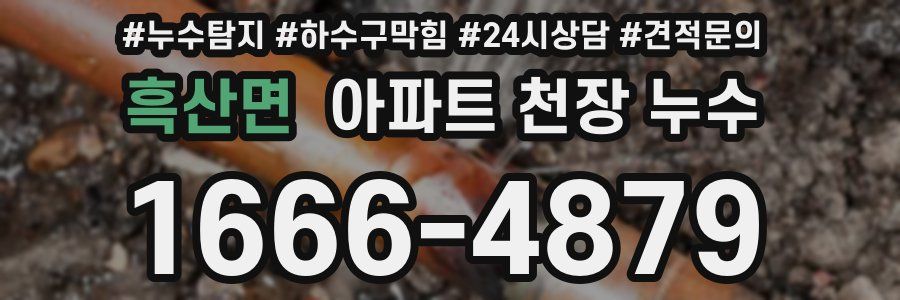 흑산면 아파트 천장 누수