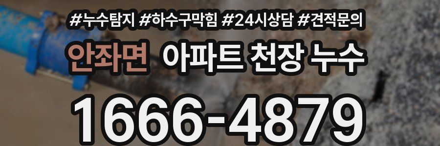 안좌면 아파트 천장 누수