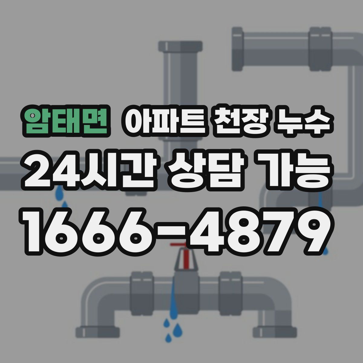 암태면 아파트 천장 누수