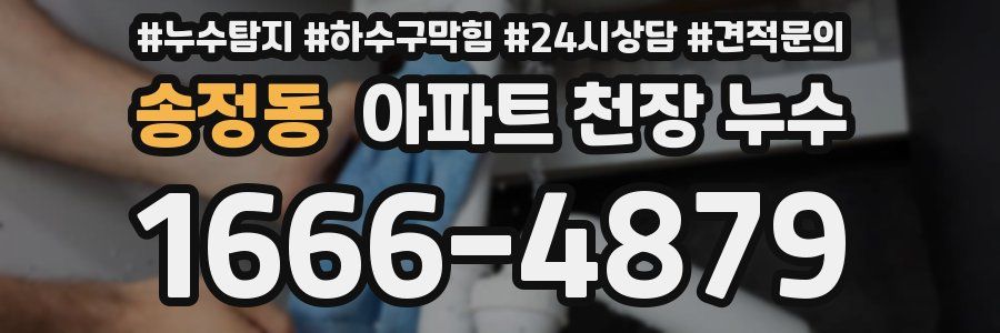 송정동 아파트 천장 누수