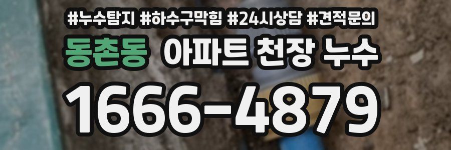 동촌동 아파트 천장 누수